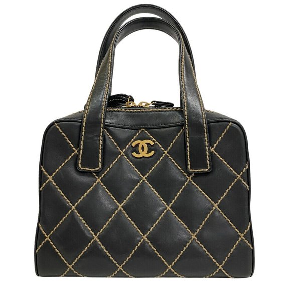 CHANEL Wild Stitch Handbag Women's Black Z0013509 - Picture 1 of 10